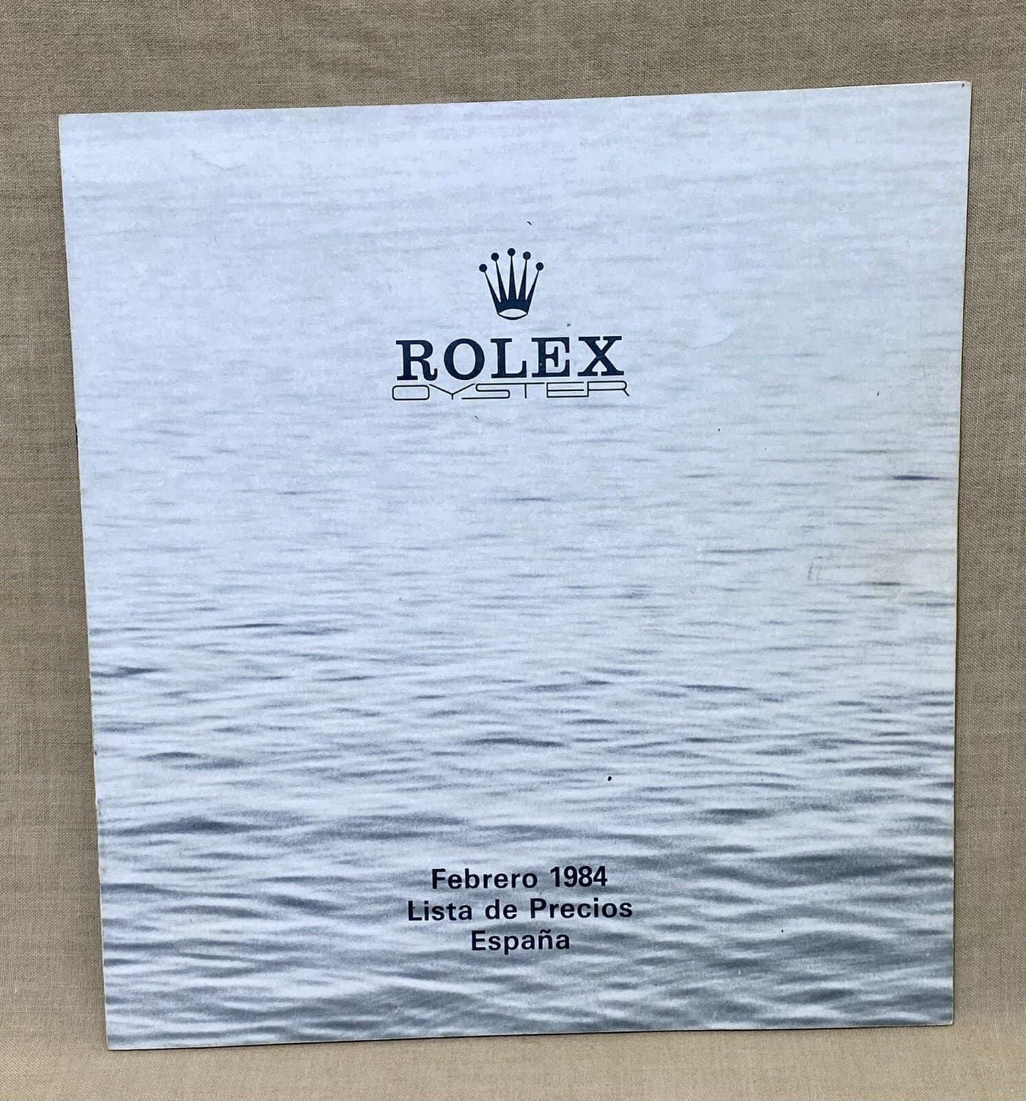 ROLEX Vintage 1984 Price List Spain 16800 16550 16660 16750 Daytona 6265 6263 /