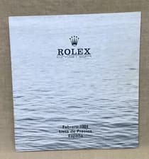 ROLEX Vintage 1984 Price List Spain 16800 16550 16660 16750 Daytona 6265 6263 /