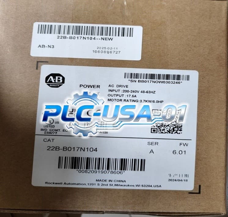 22B-B017N104 1PCS Brand New Allen-Bradley 22B-B017N104 SER A Deliver quickly