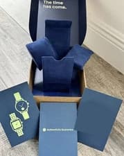 Ebay Authenticity Guarantee Watch Blue Box Brand New + All The Extras