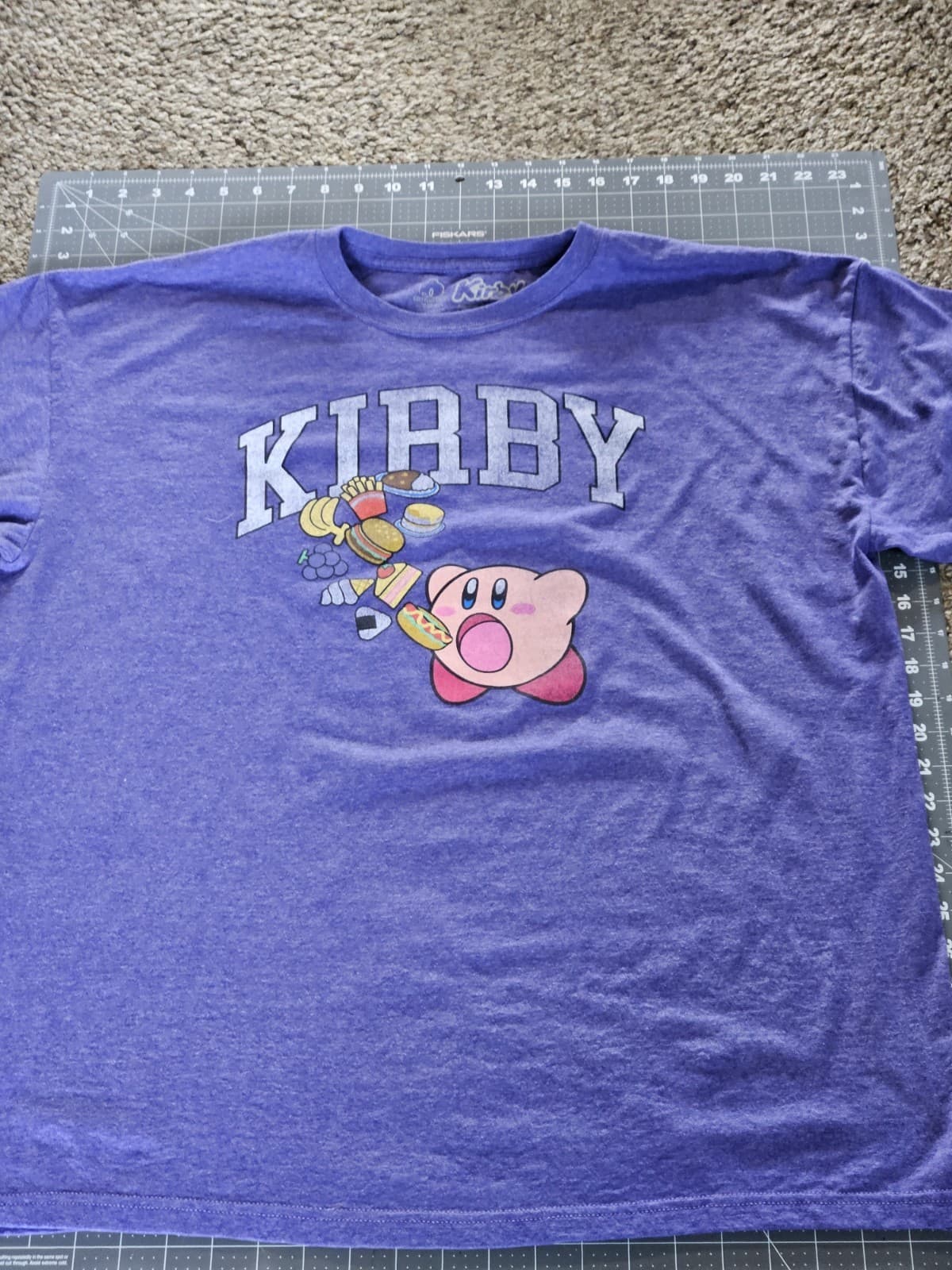 Nintendo Official Kirby TShirt Purple Size XLARGE Excellent Condition T-shirt 