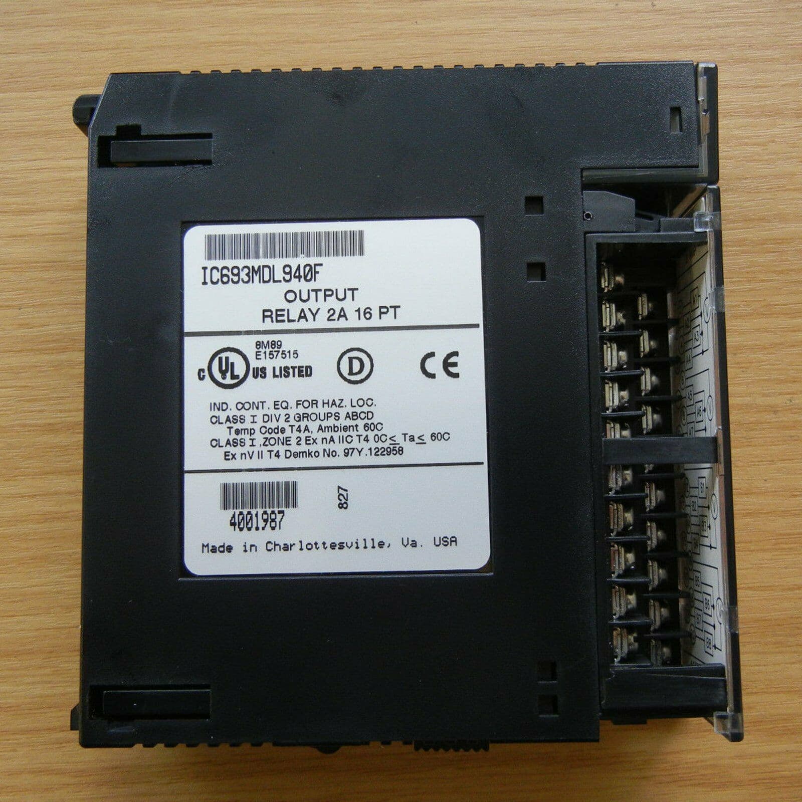 USED GE FANUC IC693MDL940F PLC Tested It In Good Condition