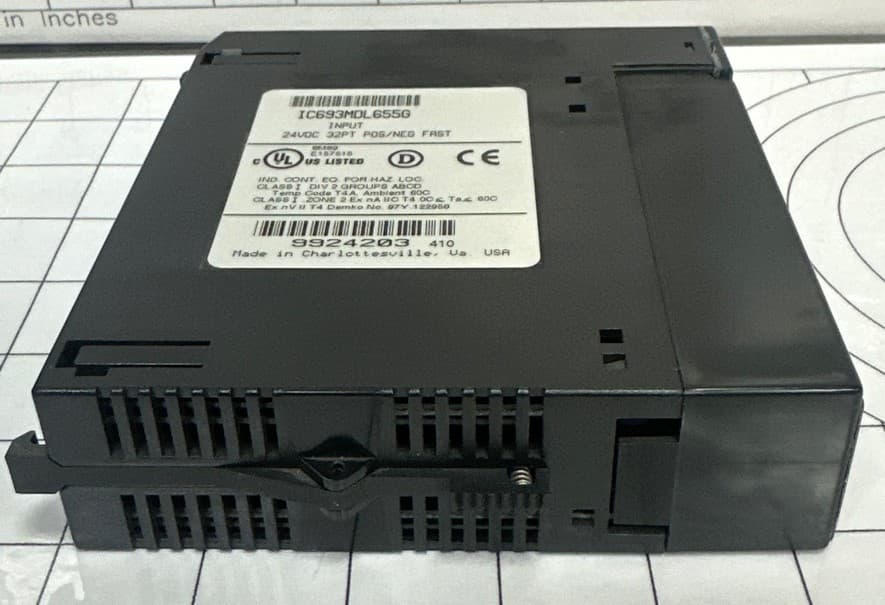 GE - IC693MDL655G - 32 Discrete 24 V DC Inputs (4 groups of 8) Module