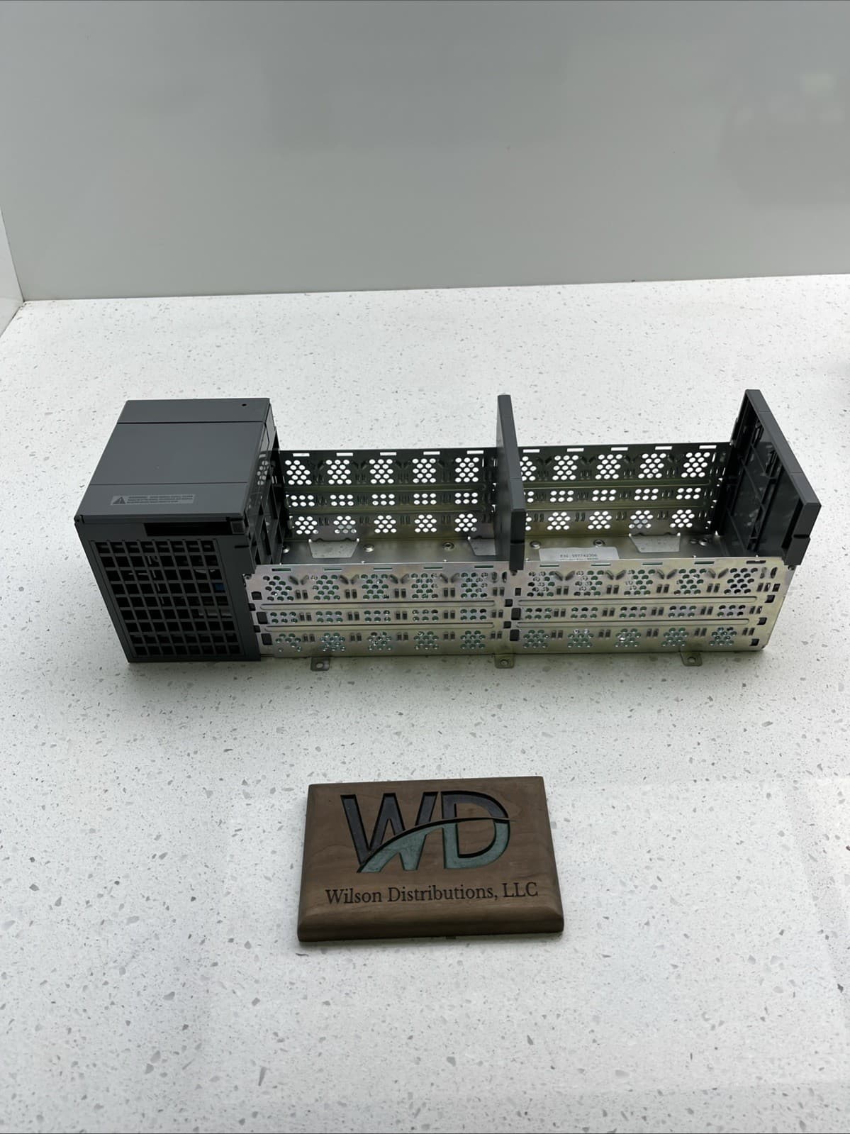 ALLEN BRADLEY 1746-P4 SER A POWER SUPPLY W/ 1746-A10 SER B 10-SLOT RACK