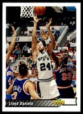 1992-93 Upper Deck Lloyd Daniels Rookie San Antonio Spurs #86