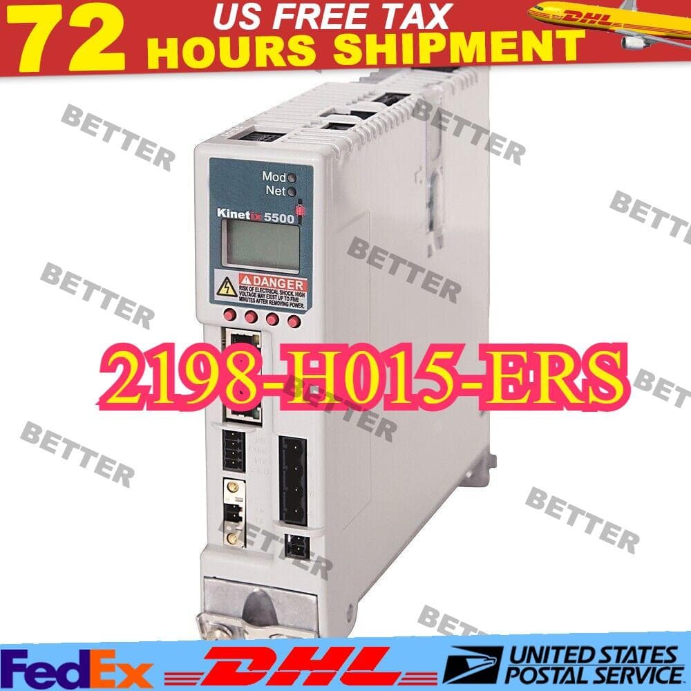 Brand New 2198-H015-ERS Kinetix 5500 Servo Drive, 12.5 Amp Peak