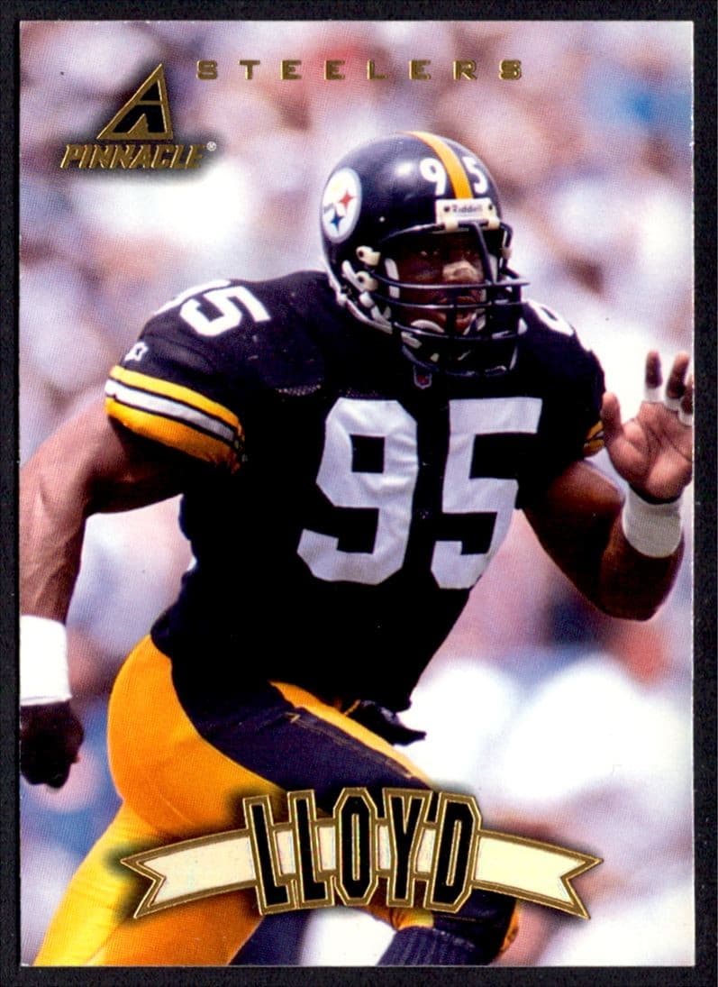 1997 Pinnacle Greg Lloyd Pittsburgh Steelers #108