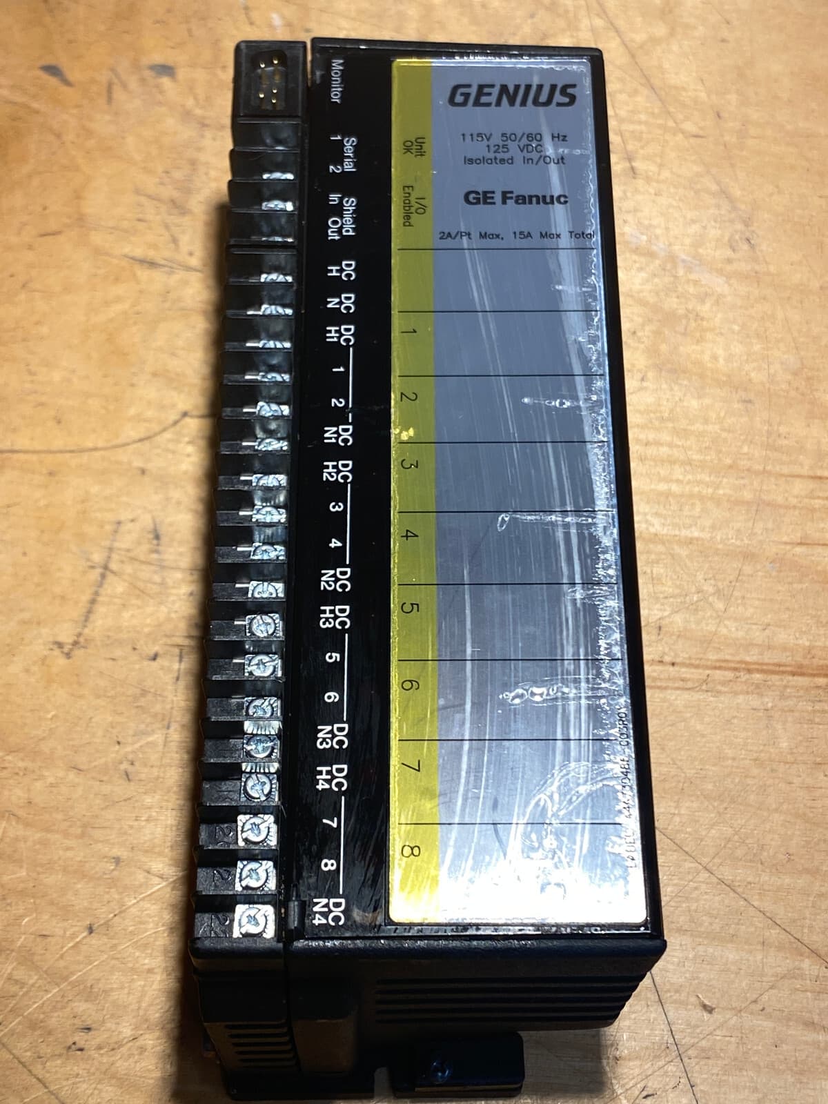 GE Fanuc Genius Block Cat No: IC660BBS100 Isolated In/Out 115V 125VDC