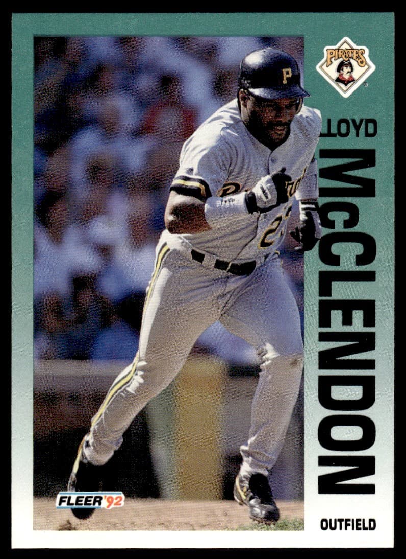 1992 FLEER LLOYD MCCLENDON #560 PITTSBURGH PIRATES 256