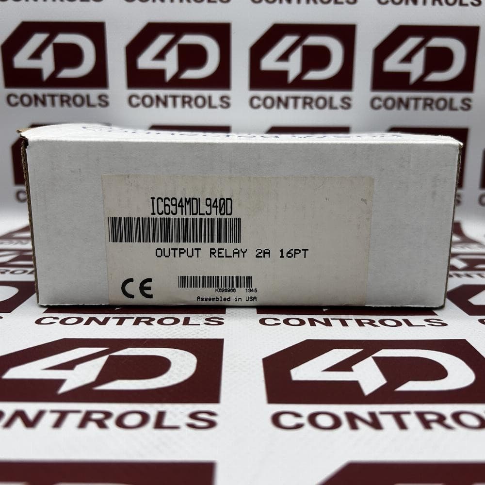 IC694MDL940 | GE Fanuc | PACSystem RX3i, Relay Output Module, Sealed, Ser D