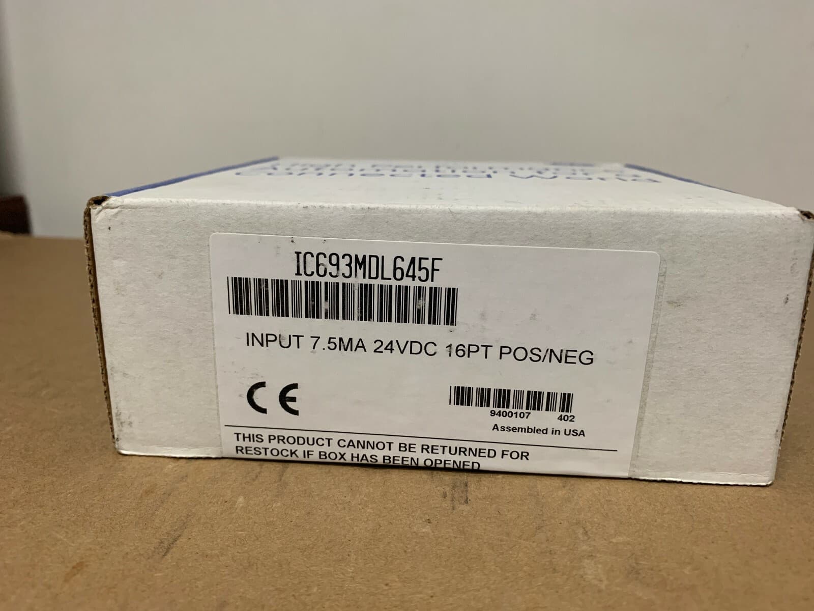 GE IC693MDL645 INPUT MODULE 16 POINT DISCRETE LOGIC NEW