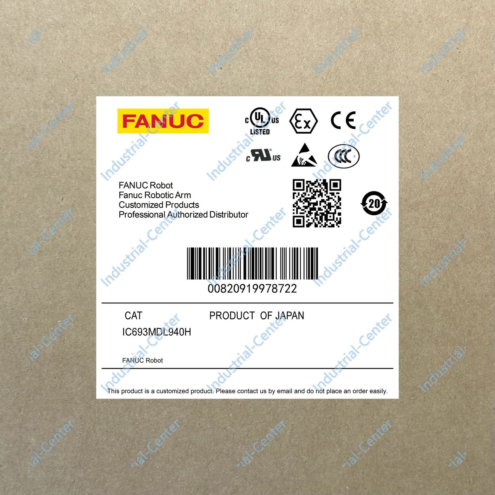 IC693MDL940H PLC  Module Fanuc  IC693MDL940H GQ