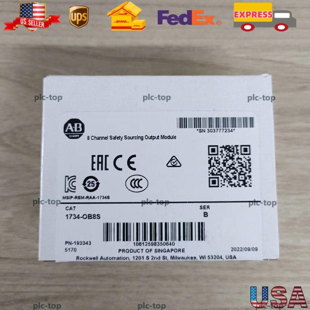 NEW AB 1734-OB8S 1734OB8S Point I/O 8 Channel Safety Sourcing Output Module