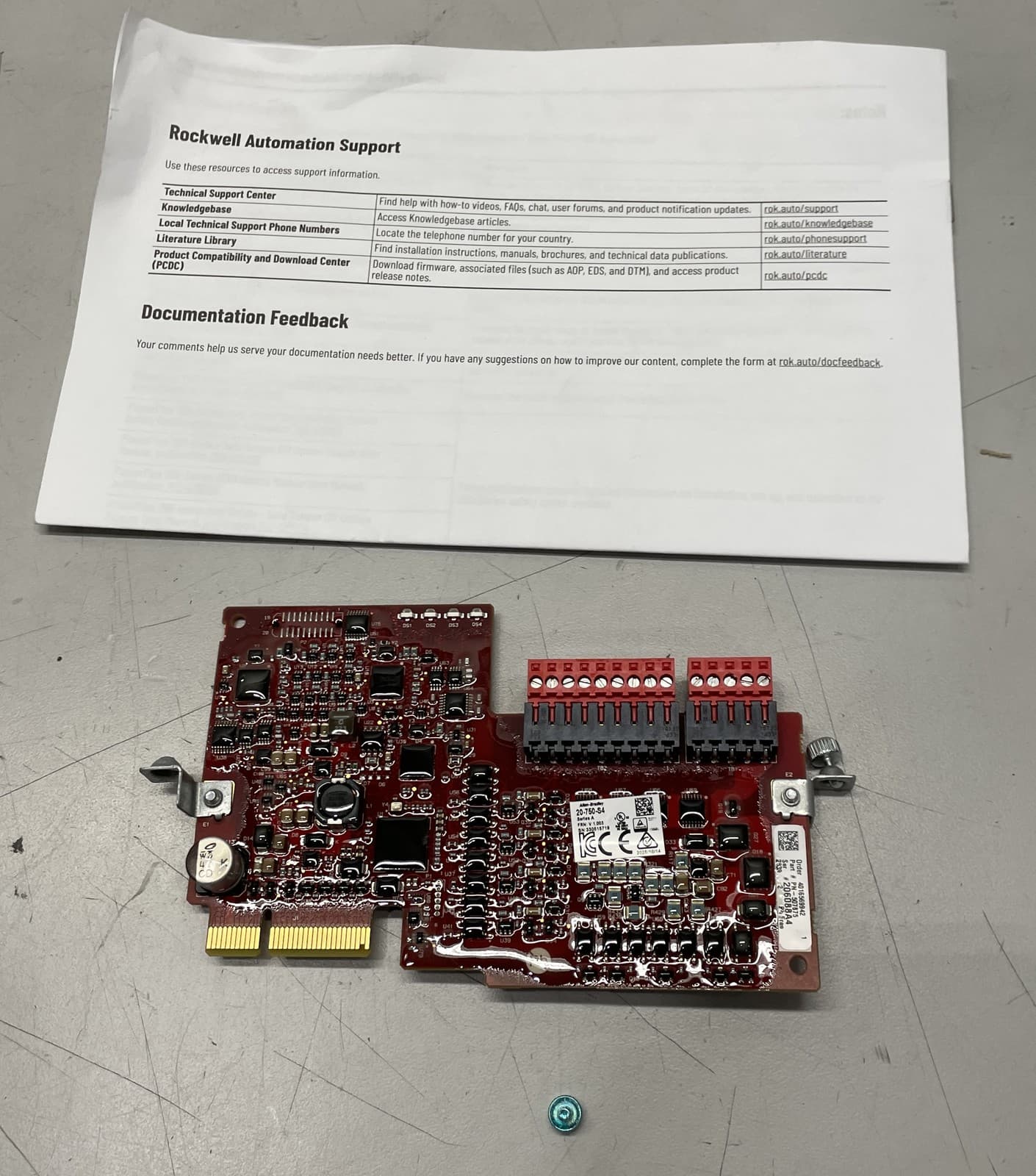 Allen Bradley  Integrated Safety Functions Option Module For PF 750 20-750-S4