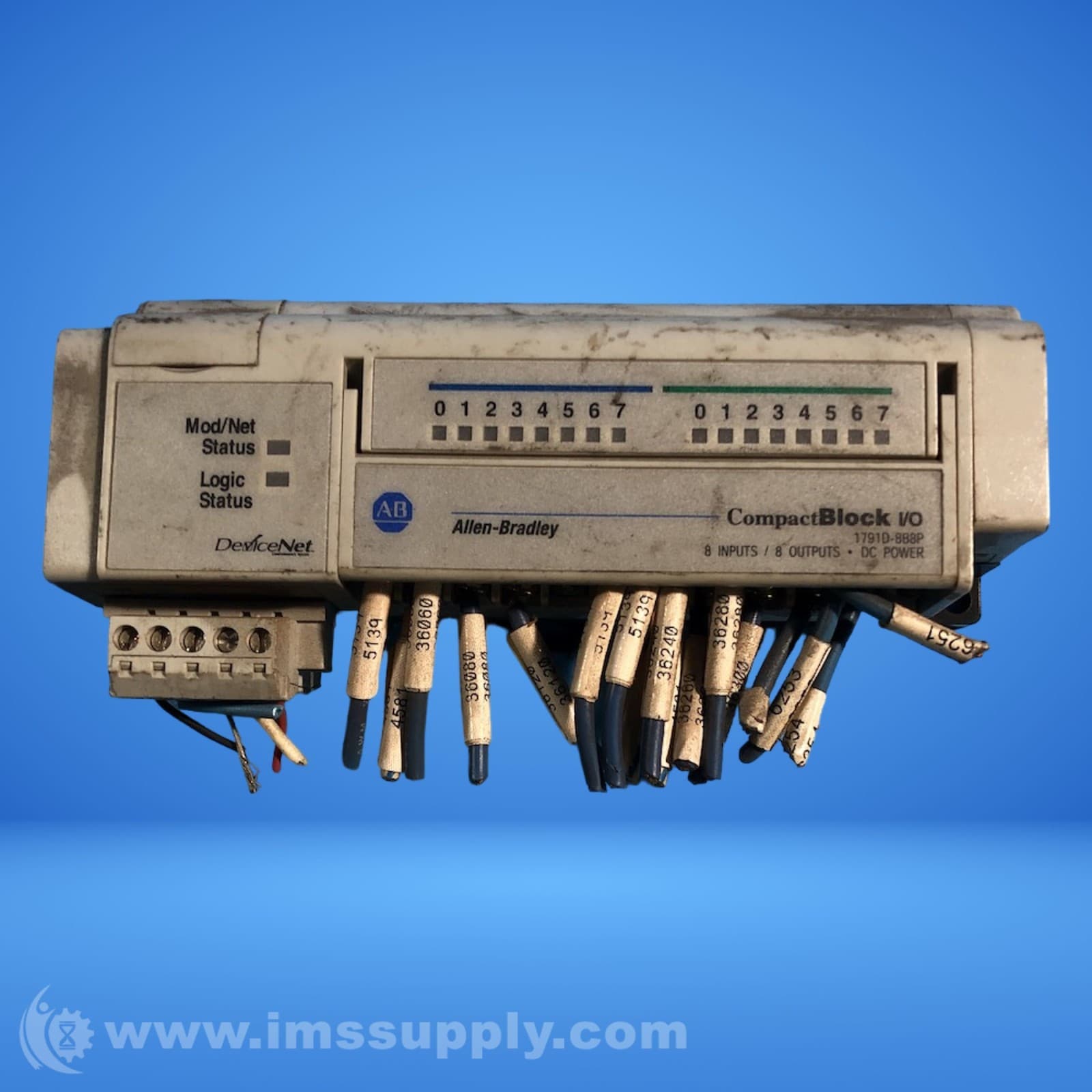 Allen Bradley 1791D-8B8P Series D I/O Module USIP