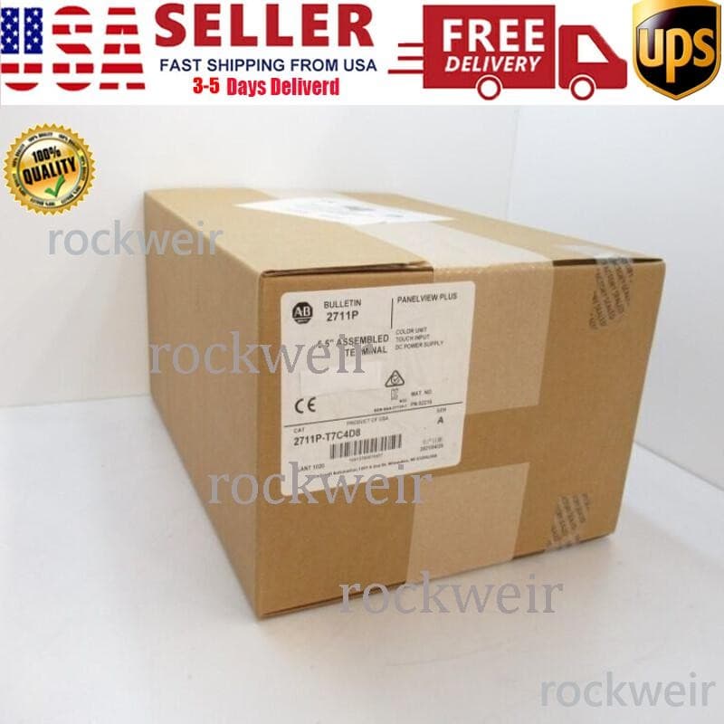 SURPLUS 2711P-T7C4D8 2711PT7C4D8 Allen Bradley PanelView Plus 700 Color/Touch