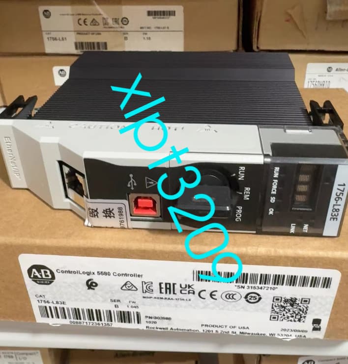 1756-L83E Ser B ControlLogix 5580 Controller CPU 10 MB NEW FedEx or DHL
