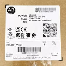 1PCS NEW 25A-D017N104 Ser B PowerFlex 523 AC Drive 480V 10HP Sealed #am