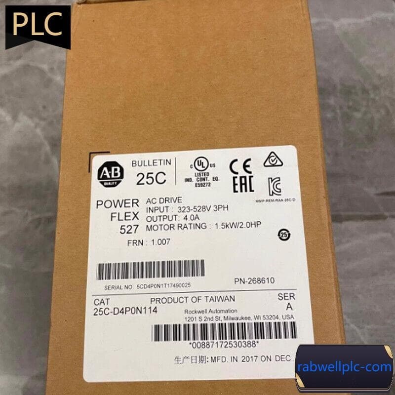 Allen-Bradley New Original Genuine Inverter 25C-D4P0N114 US Free Tax