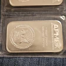 APMEX 1 oz .999 Silver Bar