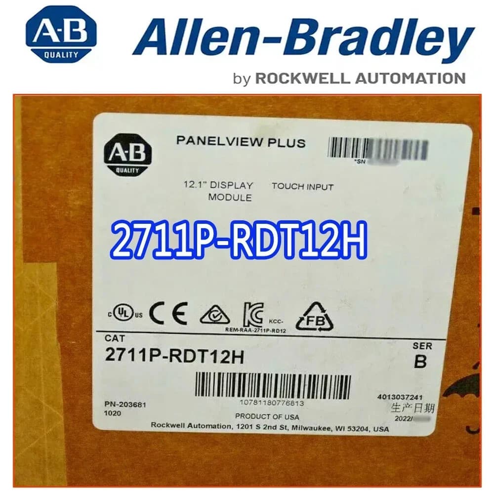 Allen Bradley 2711P-RDT12H Ser A Panel View Plus 1250 Operator Interface Panel