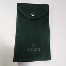 Rolex Vintage Green Felt Service Pouch – Authentic Watch Holder/Travel Case
