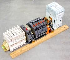 Allen Bradley & Weidmuller 100C12D10, 1492-GH005, LR82859, WSI6/2 DIN Rail