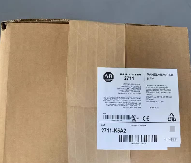 1PC New and original AB 2711-K5A2 GRAPHIC TERMINAL PANEL VIEW 550