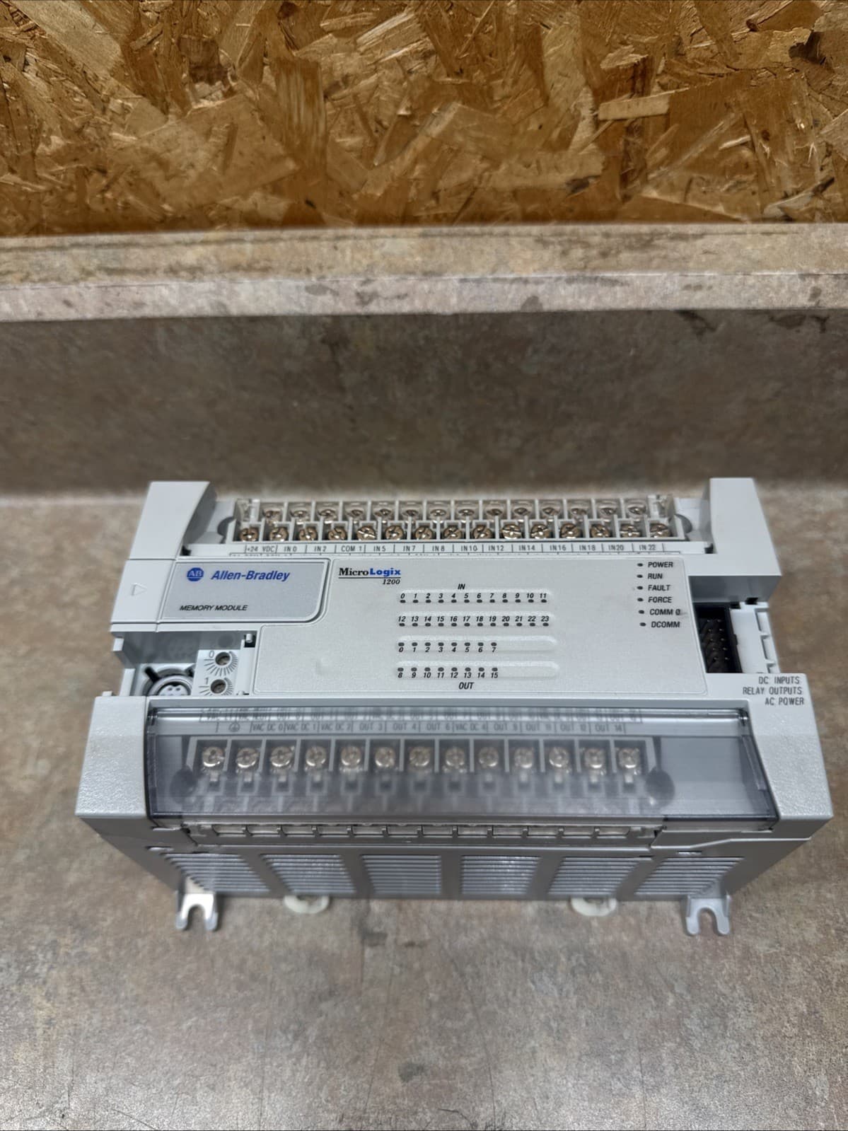 Allen Bradley micrologix 1200 1762-L40BWA Ser C Rev A 