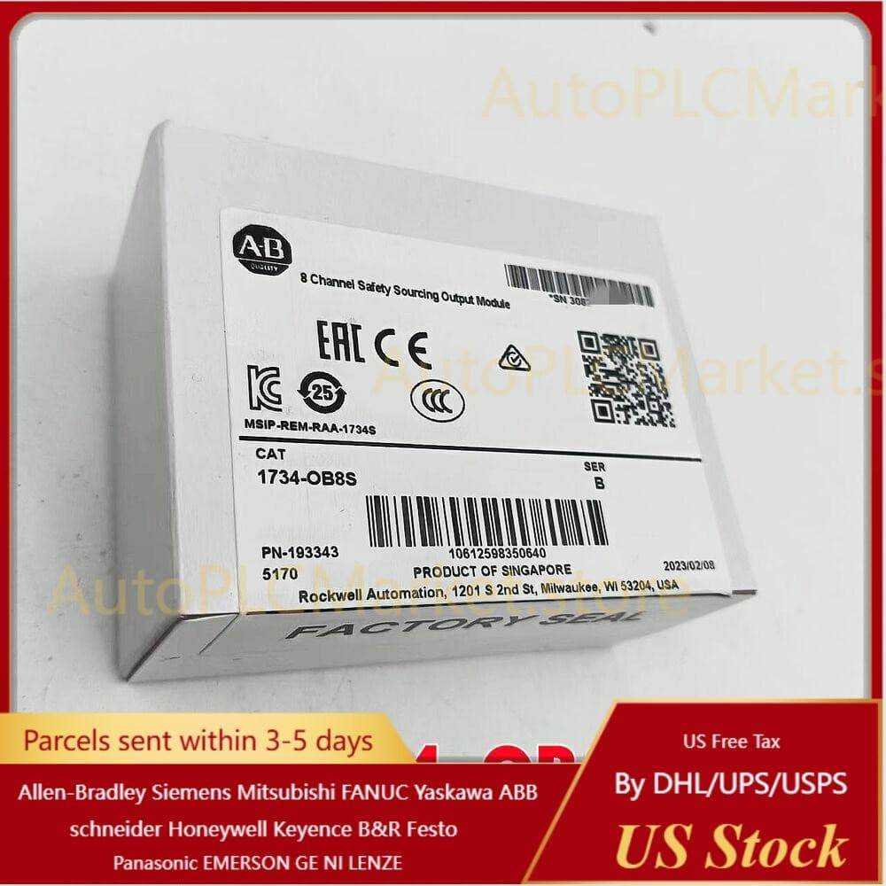 Allen-Bradley 1734-OB8S 8 Channel Safety Sourcing Output Module 1734OB8S New