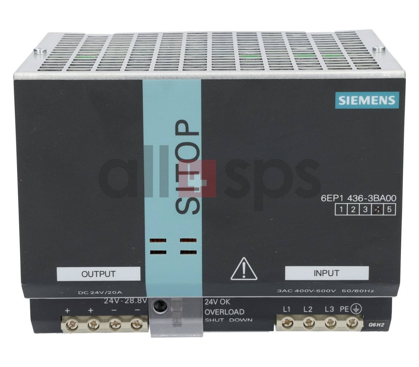 SITOP MODULAR 20 REGULATED POWER SUPPLY - 6EP1436-3BA00 (USED)