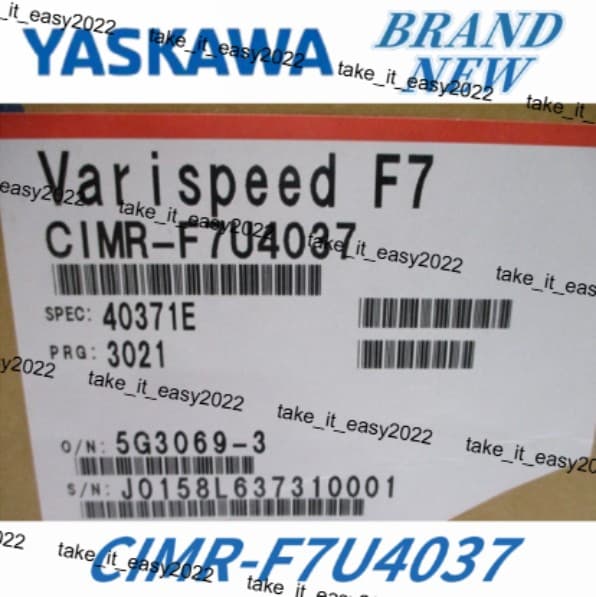 YASKAWA CIMR-F7U4037 AC DRIVE 480V 75A 40371E