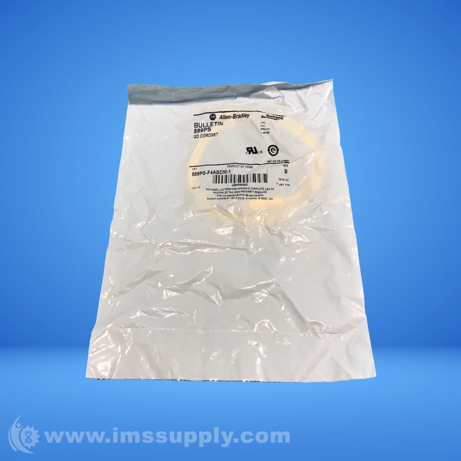 Allen Bradley 889PS-F4ABDM-1 Series B Pico Cable, 1M, 24AWG FNFP