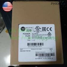 New Sealed 22B-B017N104 ALLEN BRADLEY PowerFlex 40 AC Drive 17A 5HP AB