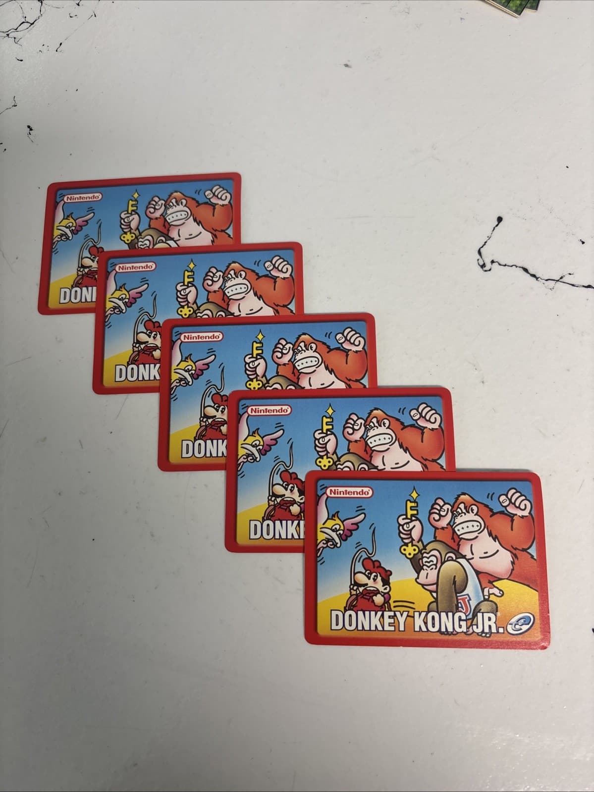 Donkey Kong Jr. Set of 5 E-Reader Card Nintendo Gameboy