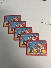 Donkey Kong Jr. Set of 5 E-Reader Card Nintendo Gameboy