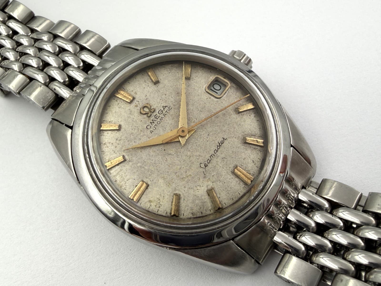 Vintage OMEGA 166.010 Seamaster Automatic All Stainless Steel Cal Ω 564 - 34 mm