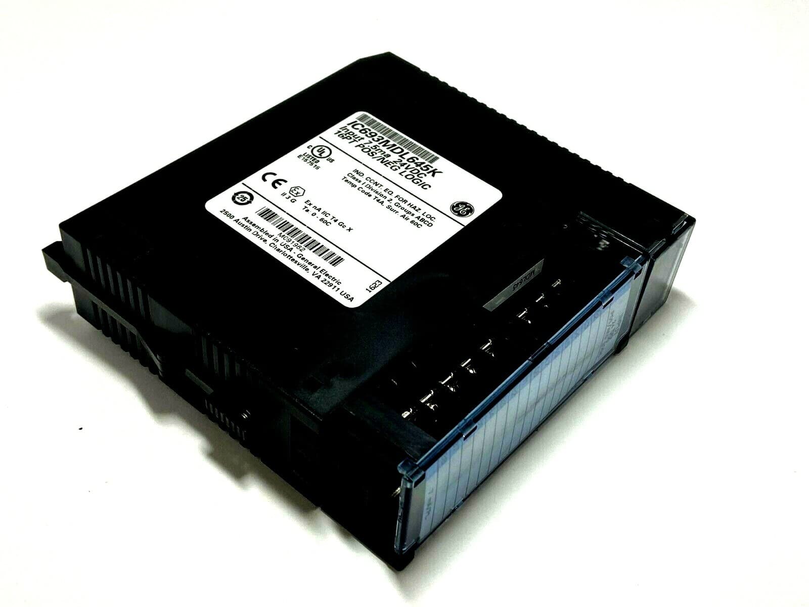 GE IC693MDL645K Input Module 7.5ma 16PT POS/NEG Logic 24VDC