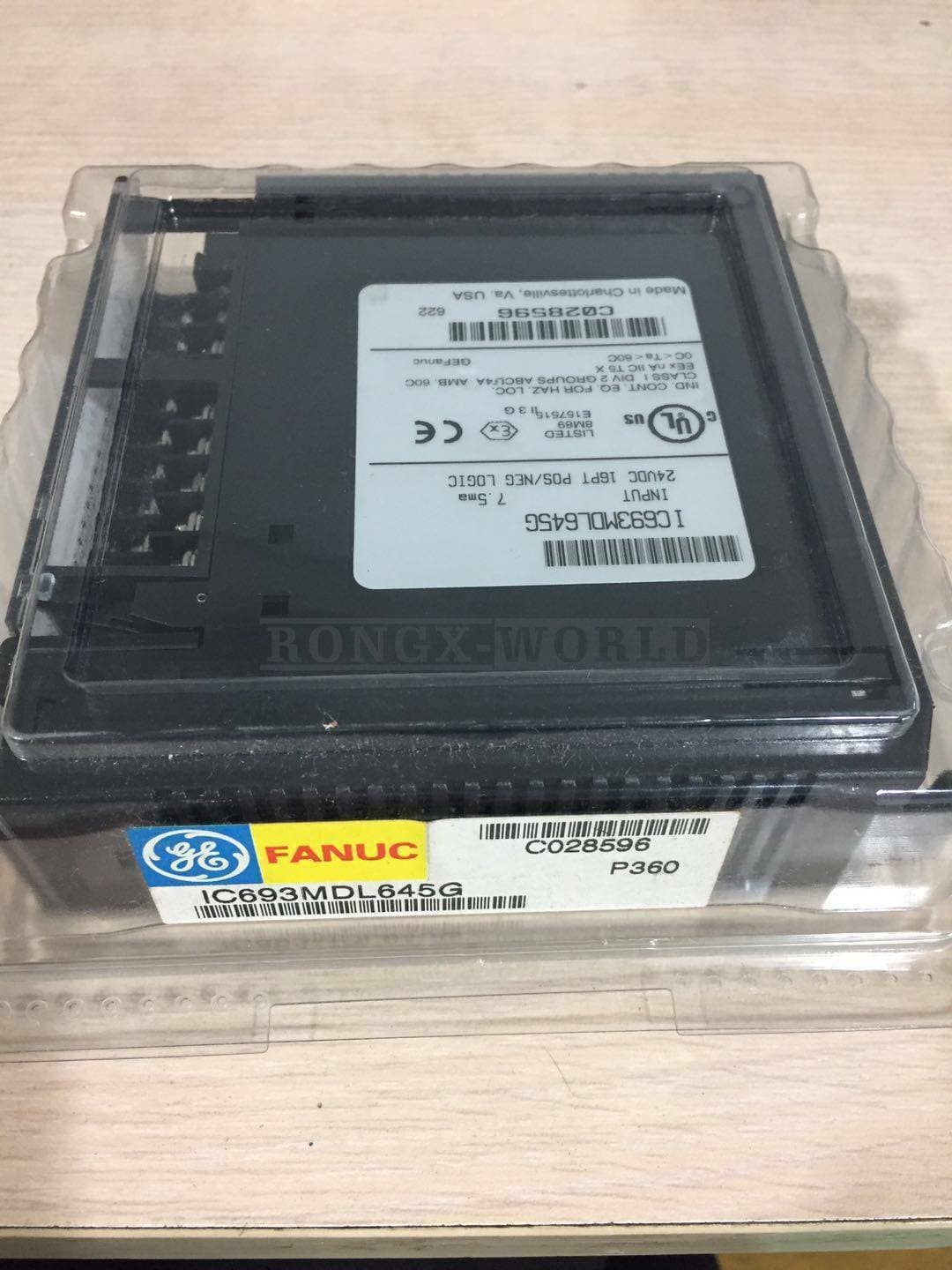 GE Fanuc 24VDC IC693MDL645G 16PT POS/NEG LOGIC 7.5ma IC693MDL645 Fast shipping