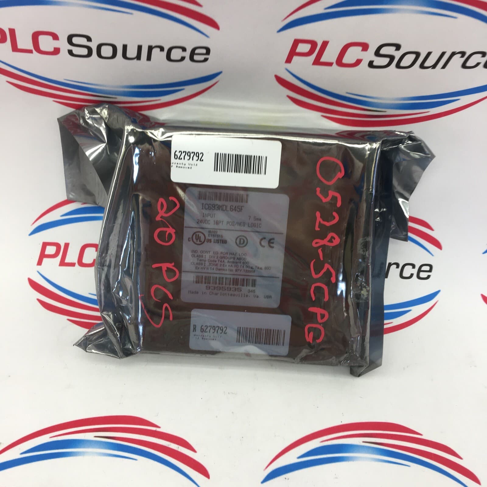 GE FANUC IC693MDL645F INPUT MODULE 24VDC 16 PT POS/NEG LOGIC