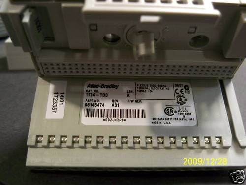 ALLEN BRADLEY TERMINAL BASE 1794-TB3 FLEX I/O CAGE CLMP