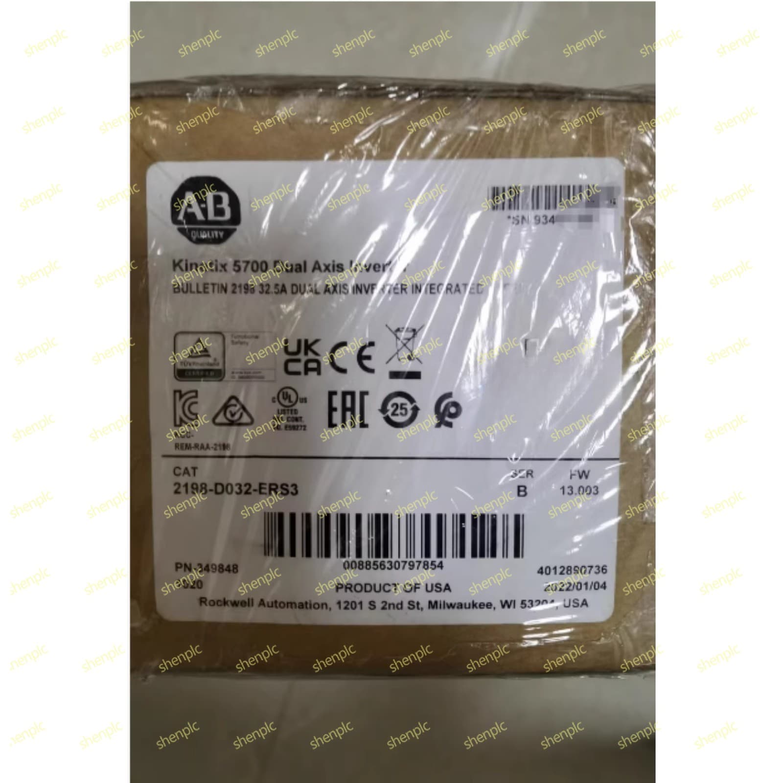 2198-D032-ERS3 SERVO DRIVE AB 2198-D032-ERS3 RXCS