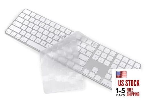 Keyboard Cover for 2024 Apple Magic Keyboard with Touch ID & Numeric Keypad