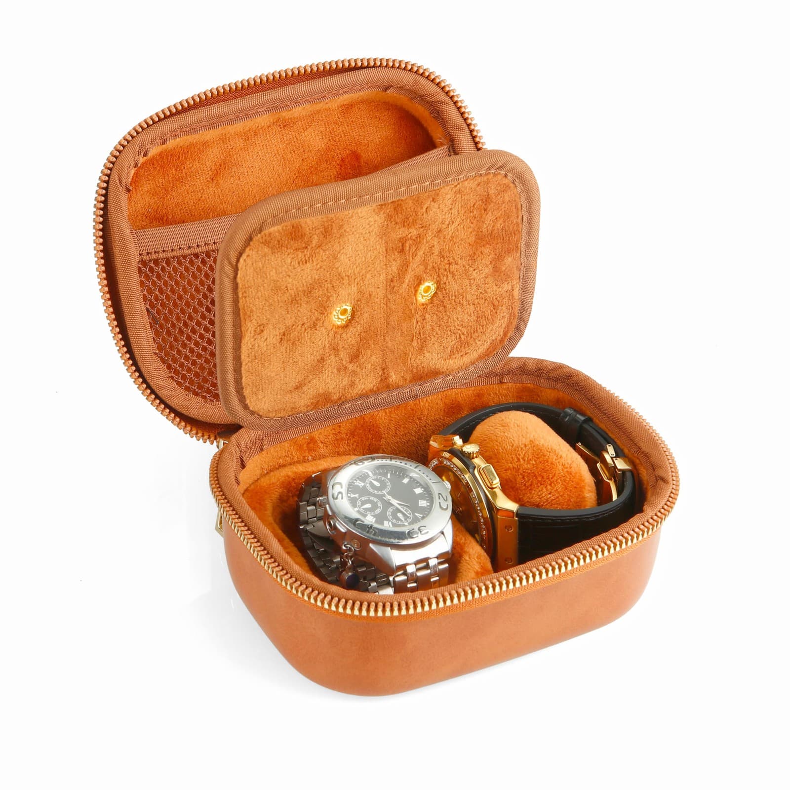 Premium Leather Watch Travel Case Watch Box for AirPods & Apple Watch,Watch S...