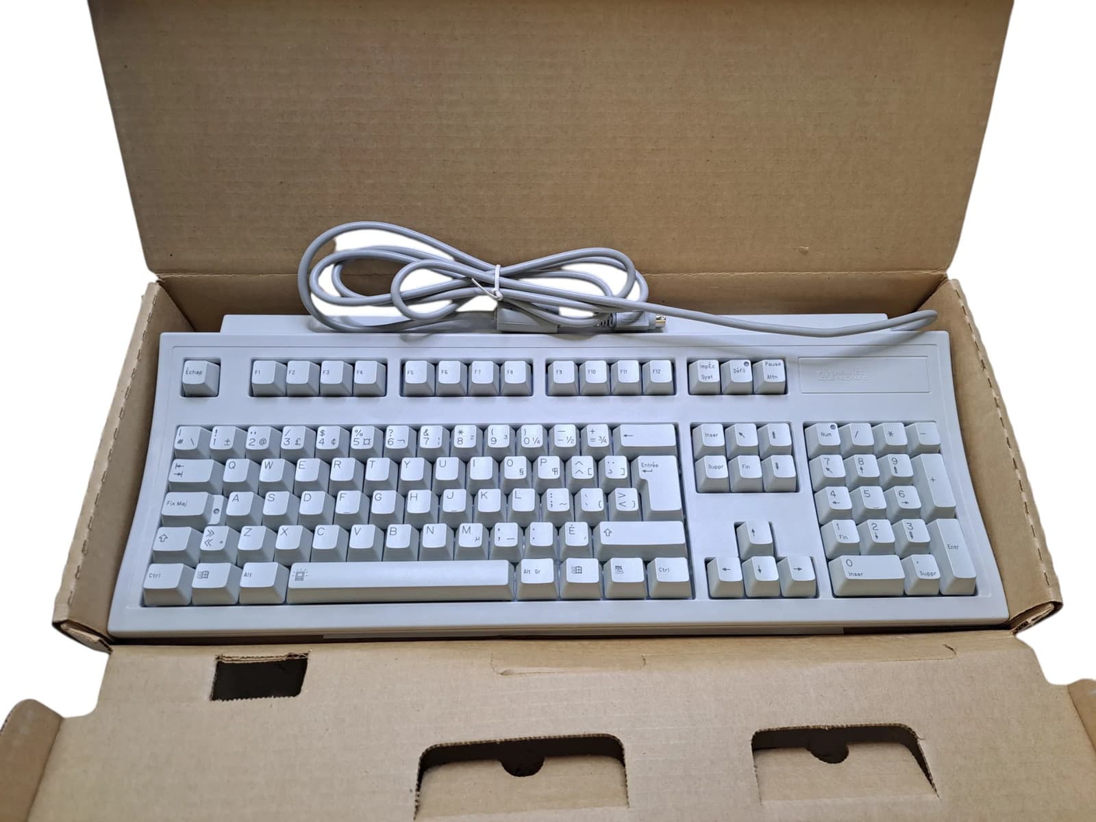 HP Hewlett Packard Keyboard PS/2 C3758-60202 C3758A VINTAGE (New Open Box) )