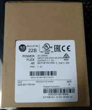 Sealed 22B-B017N104 /A ALLEN BRADLEY PowerFlex 40 AC Drive 17A 5HP 22B B017N104