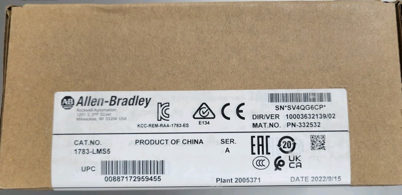 Allen-Bradley 1783-LMS5 Stratix 2500 5-P Managed Ethernet Switch