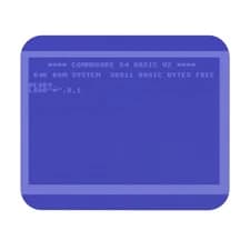 "READY." Mouse Pad – Retro at Your Fingertips commodore 64 128 Plus 4 Vic-20