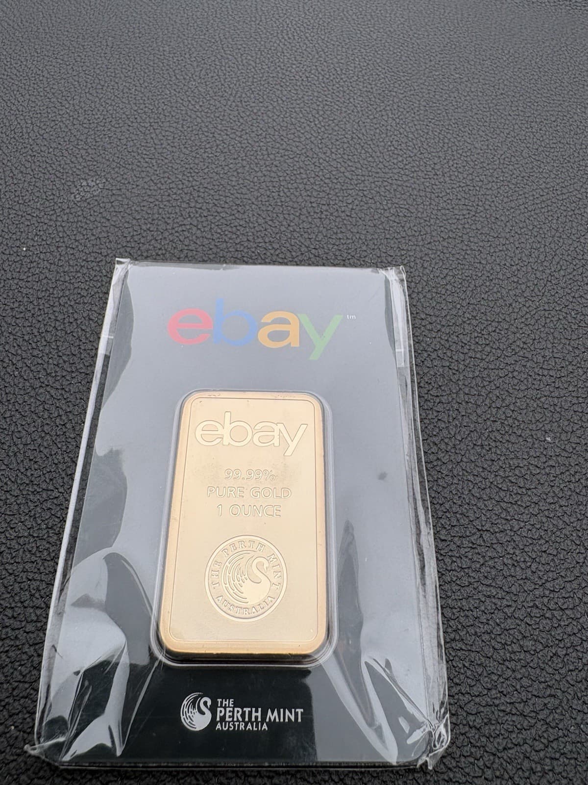 The Perth Mint 1 oz 99.99% Pure Gold Bar eBay Edition Australia Gold Bullion