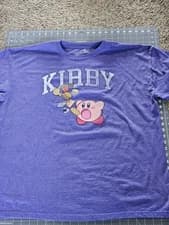 Nintendo Official Kirby TShirt Purple Size XLARGE Excellent Condition T-shirt